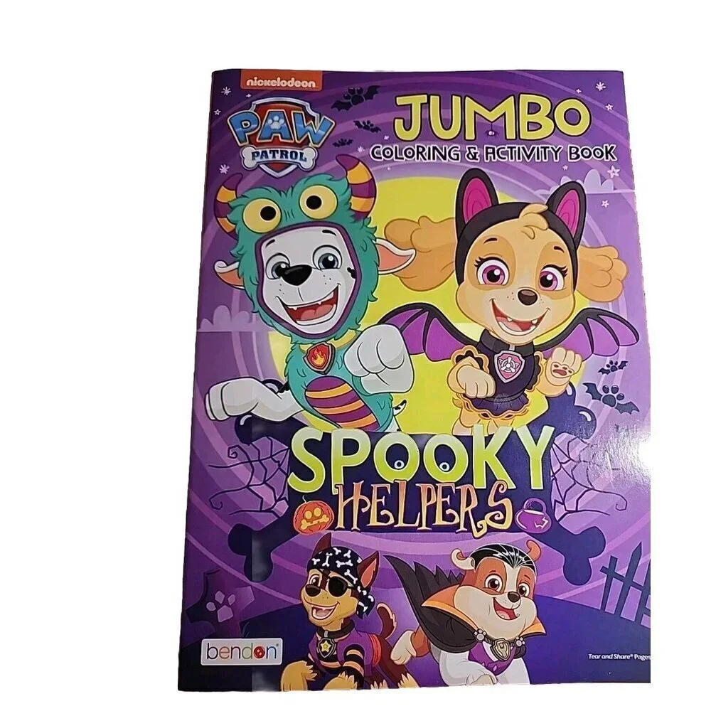 PAW PATROL HALLOWEEN JUMBO COLORING & ACTIVITY BOOK, SPOOKY HELPERS